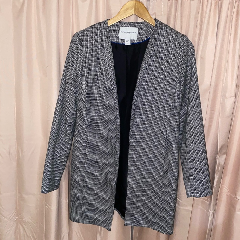 SIZE XS KATHERINE BARCLAY LONG BLAZER